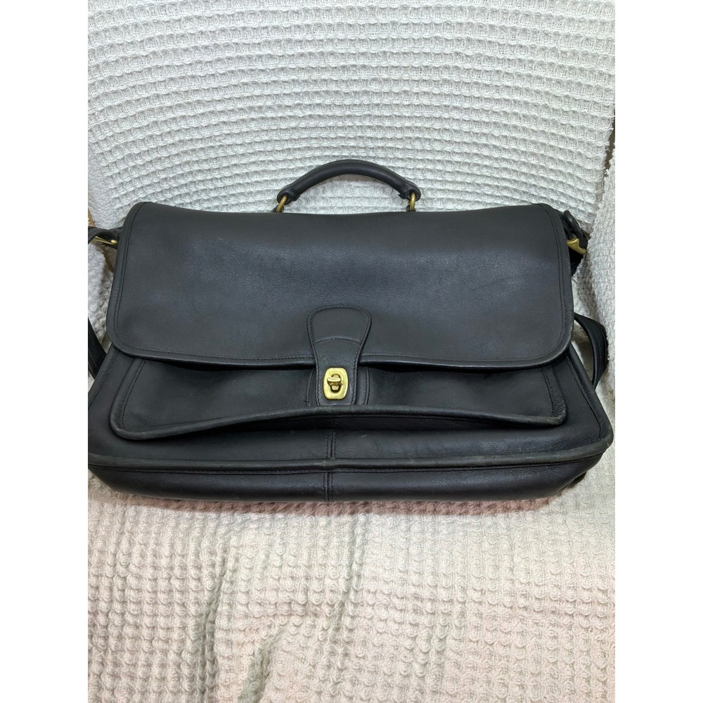 Vintage Coach Messenger Shoulder Briefcase Metropolitan 5180 DEVIL WEARS PRADAaa